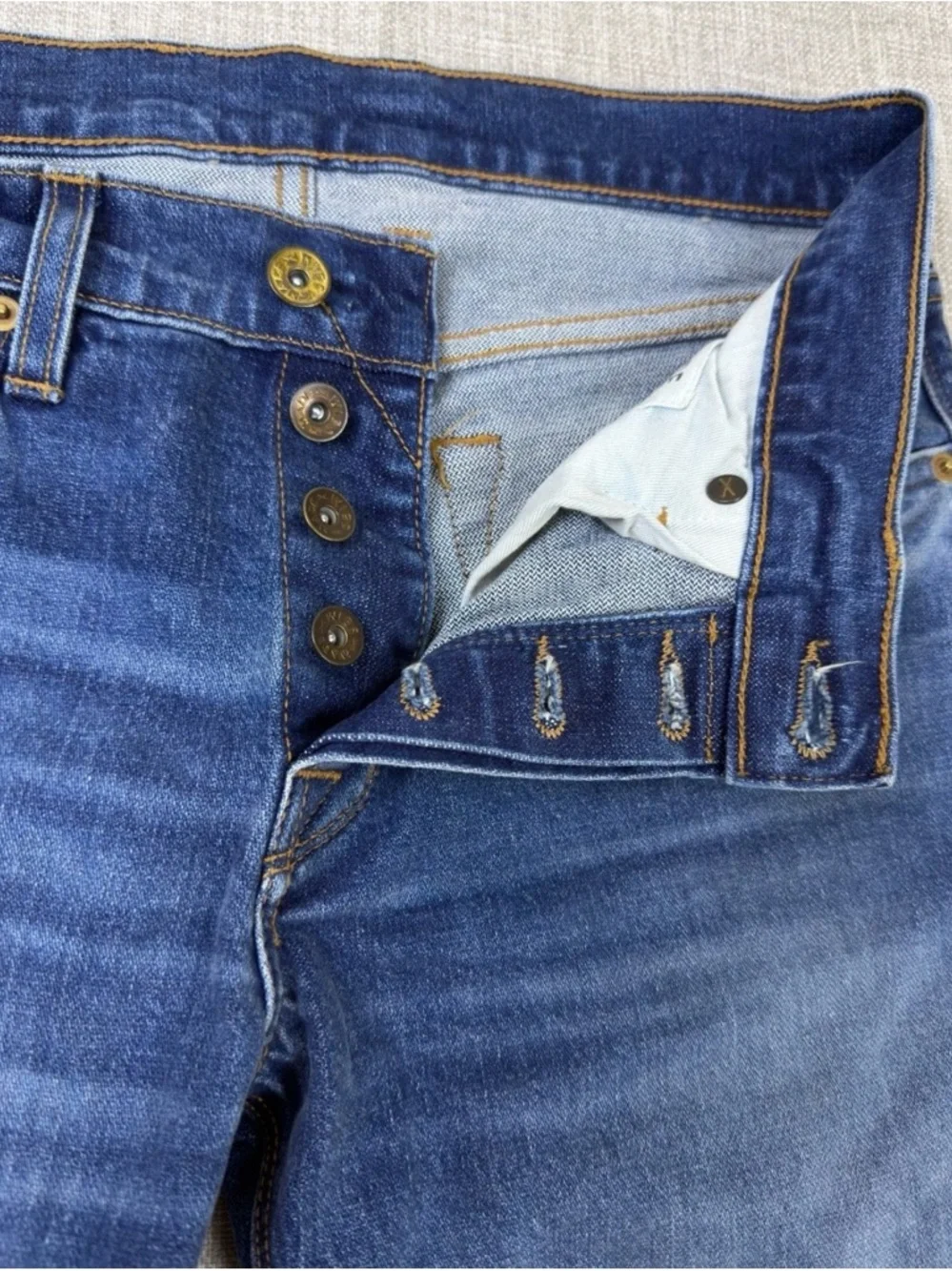 Wies Made Paul Jeans Mens 29x30 Slim Straight Made in USA Premium Denim